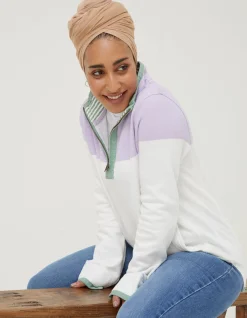Women FatFace Sweatshirts & Hoodies|Airlie Colour Block Sweat