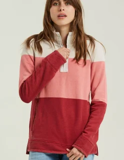 Women FatFace Sweatshirts & Hoodies|Airlie Colour Block Sweat