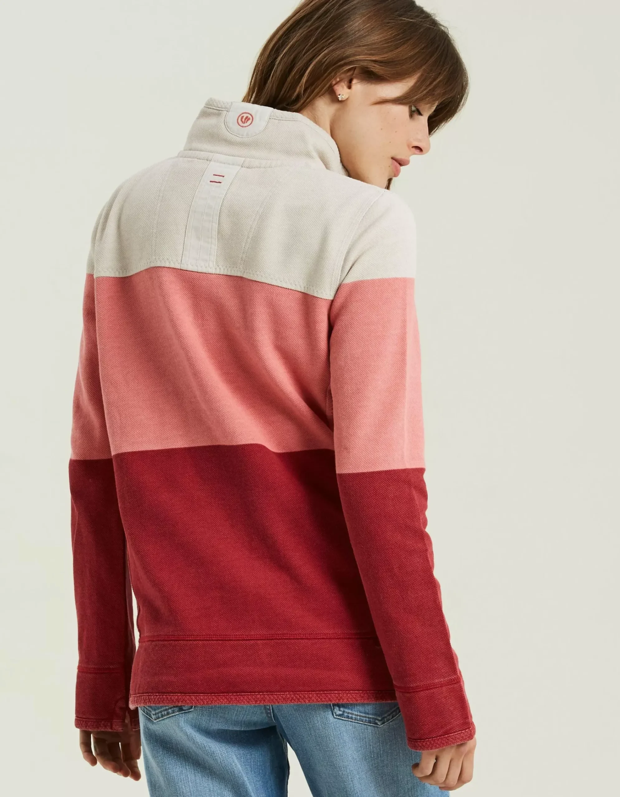 Women FatFace Sweatshirts & Hoodies|Airlie Colour Block Sweat