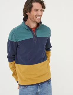 Men FatFace View All|Airlie Cut And Sew Sweatshirt