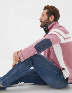 Men FatFace View All|Airlie Multi Chest Stripe Sweatshirt