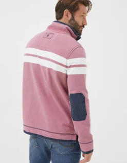 Men FatFace View All|Airlie Multi Chest Stripe Sweatshirt