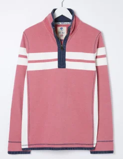 Men FatFace View All|Airlie Multi Chest Stripe Sweatshirt