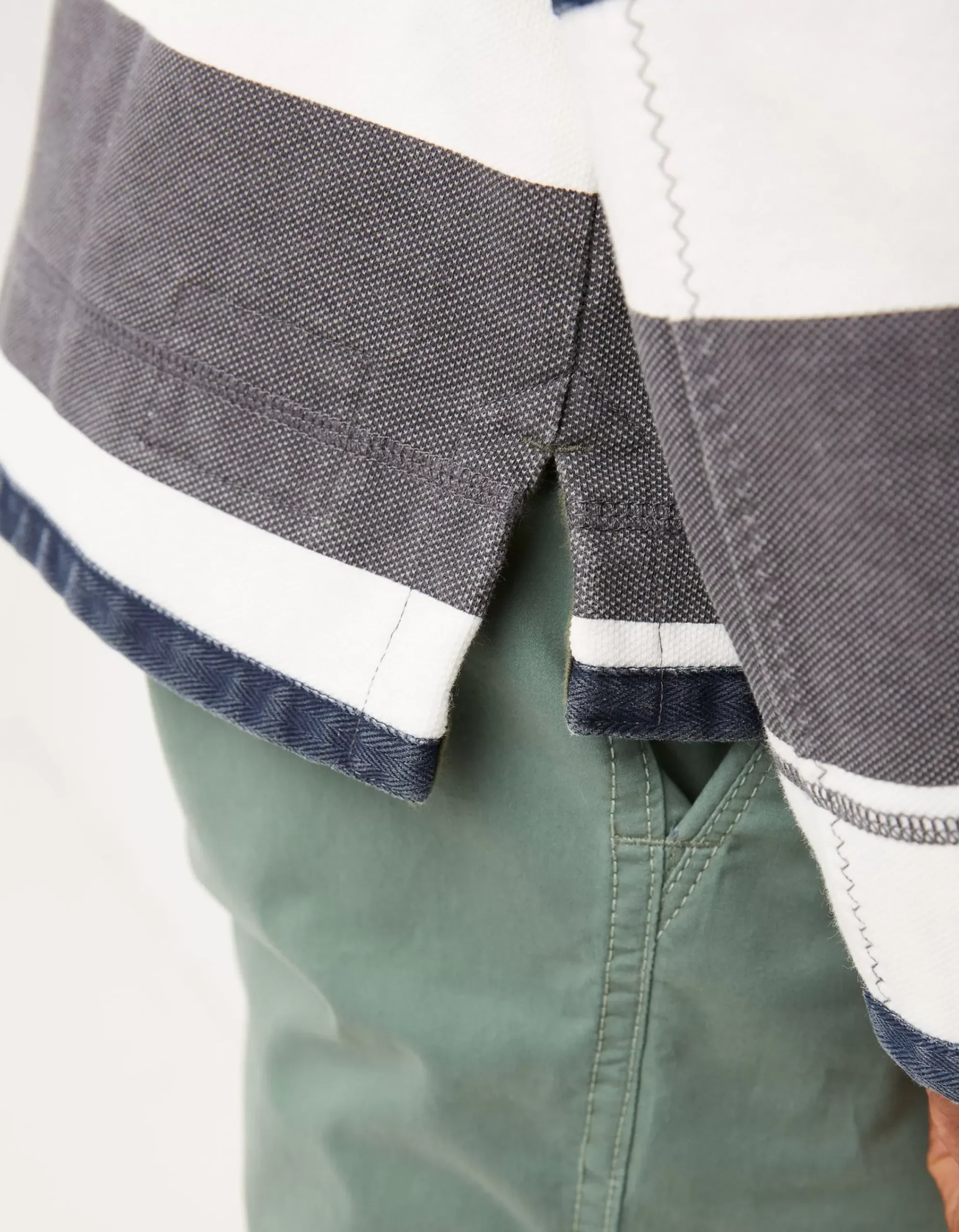Men FatFace Sweatshirts & Hoodies|Airlie Rugby Stripe Sweat