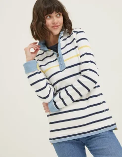 Women FatFace Sweatshirts & Hoodies|Airlie Stripe Sweat