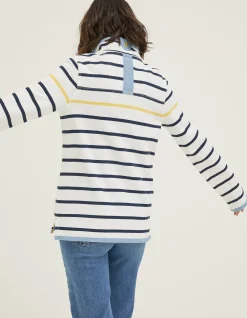 Women FatFace Sweatshirts & Hoodies|Airlie Stripe Sweat