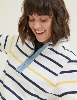 Women FatFace Sweatshirts & Hoodies|Airlie Stripe Sweat