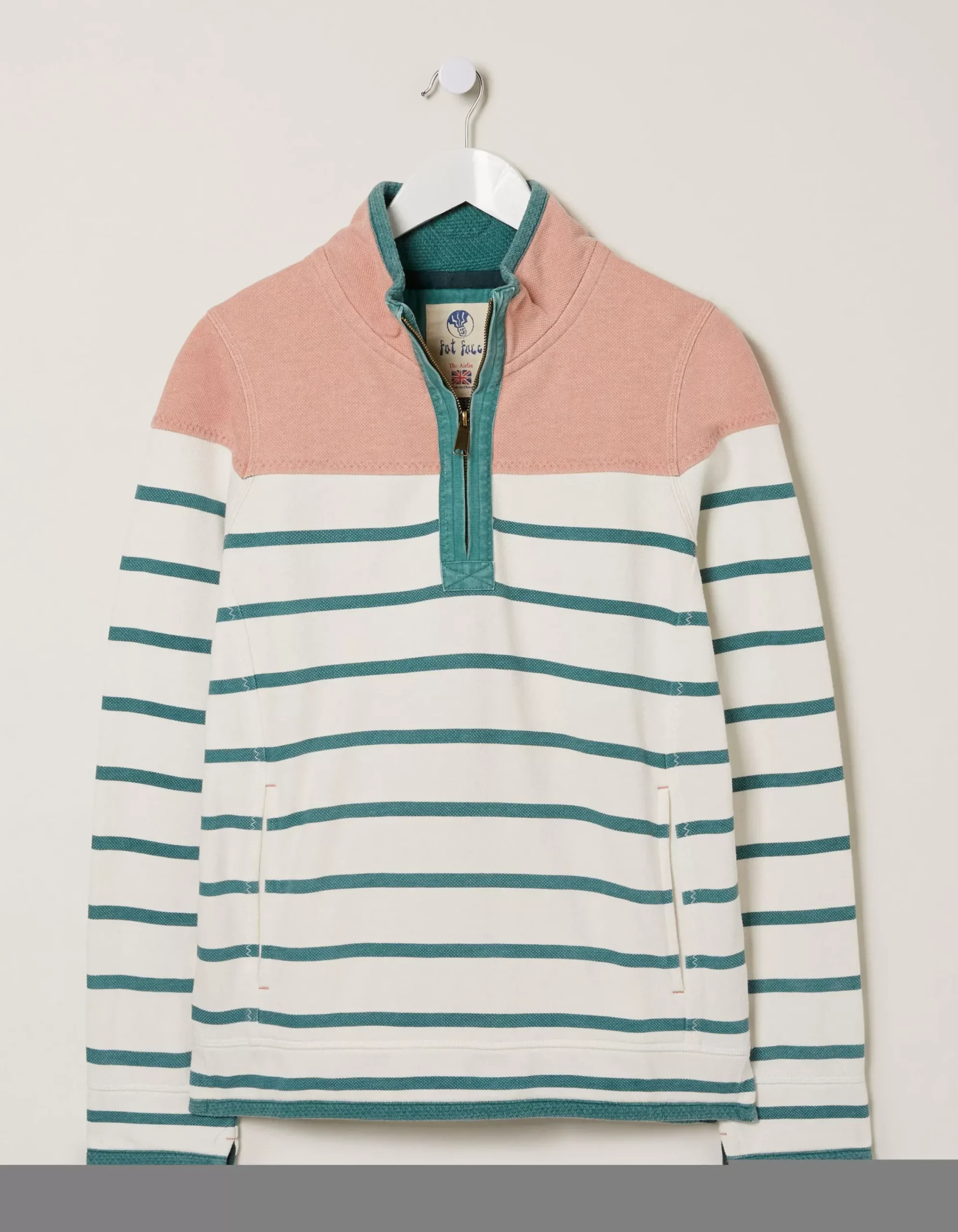 Women FatFace Sweatshirts & Hoodies|Airlie Stripe Yolk