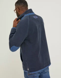 Men FatFace Sweatshirts & Hoodies|Airlie Tonal Pocket Sweatshirt
