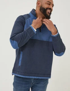 Men FatFace Sweatshirts & Hoodies|Airlie Tonal Pocket Sweatshirt