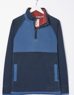 Men FatFace Sweatshirts & Hoodies|Airlie Tonal Pocket Sweatshirt