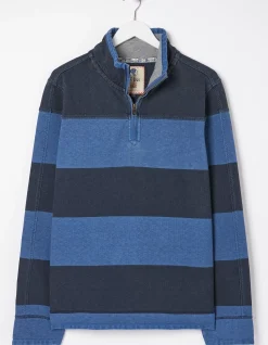Men FatFace Sweatshirts & Hoodies|Airlie Tonal Stripe Sweatshirt