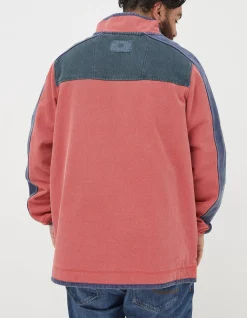 Men FatFace Sweatshirts & Hoodies|Airlie Yoke Stripe Sweatshirt