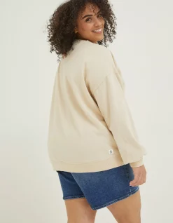 Women FatFace Sweatshirts & Hoodies|Alex Rainforest Crew Sweatshirt