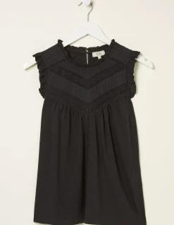 Women FatFace Tops & T-Shirts|Ali Frill Sleeve Top