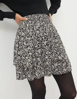 Women FatFace Skirts|Ali Mono Vines Skirt