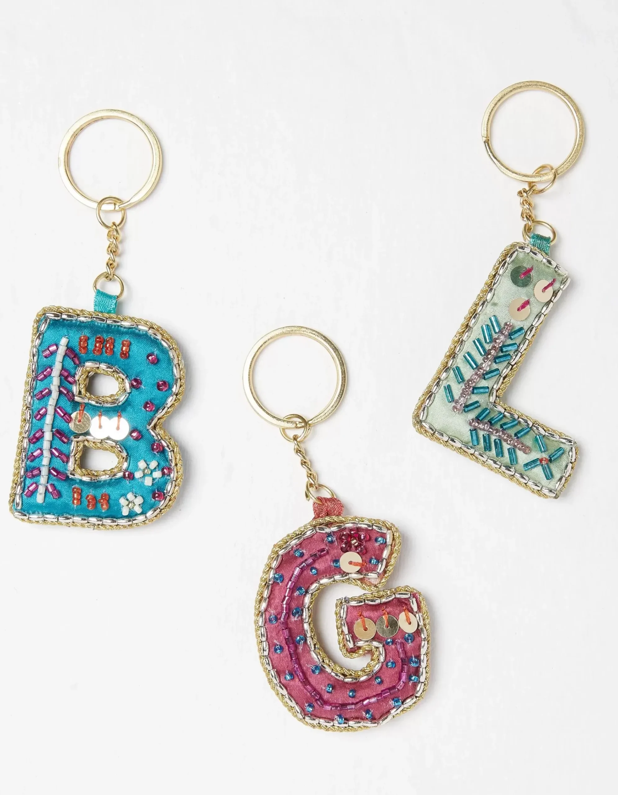 Gifts FatFace View All|Alphabet Beaded Keyring A-L