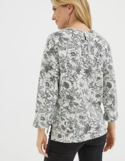 Women FatFace Sweatshirts & Hoodies|Amari Jacquard Sweatshirt
