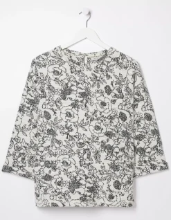 Women FatFace Sweatshirts & Hoodies|Amari Jacquard Sweatshirt