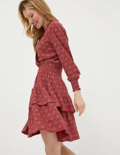 Women FatFace Dresses|Amba Craft Geo Jersey Dress