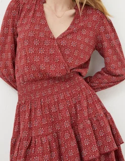 Women FatFace Dresses|Amba Craft Geo Jersey Dress