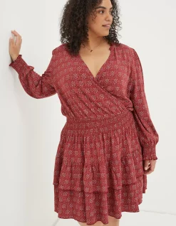 Women FatFace Dresses|Amba Craft Geo Jersey Dress