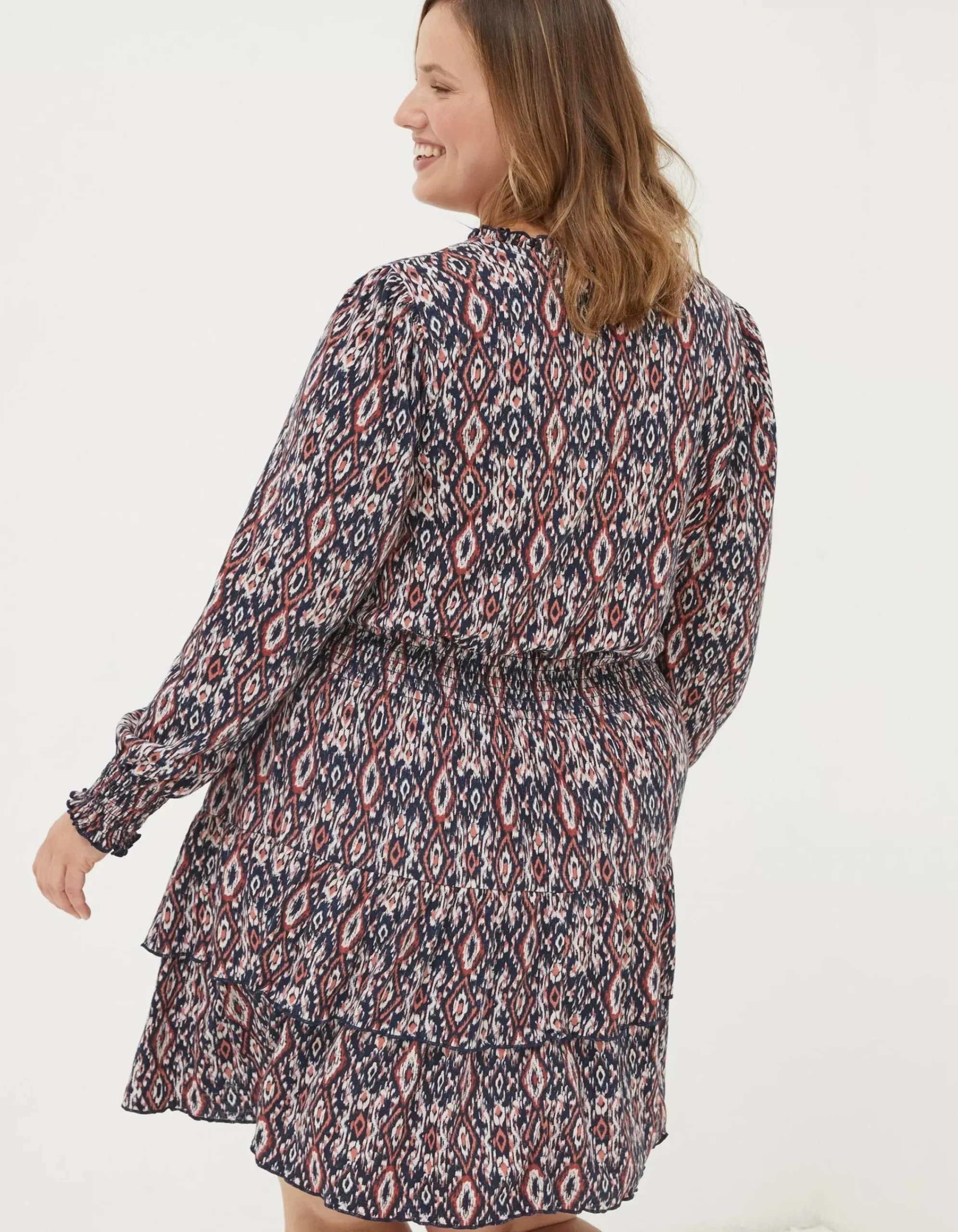 Women FatFace View All|Amba Ikat Geo Dress