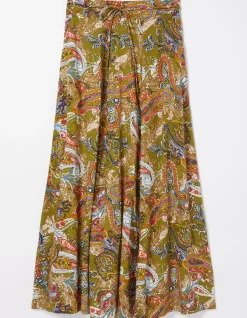 Women FatFace View All|Amelie Prairie Paisley Midi Skirt