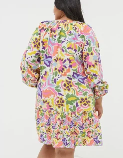 Women FatFace View All|Amy Art Floral Tunic Dress