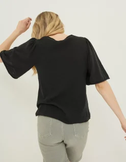 Women FatFace Knitwear|Angela V Neck Knitted Top