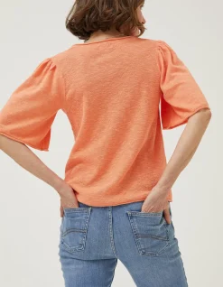 Women FatFace Knitwear|Angela V Neck Knitted Top
