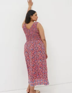 Women FatFace Dresses|Anna Meadow Midi Dress