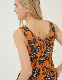 Women FatFace Dresses|Anna Vine Floral Midi Dress
