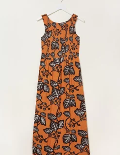 Women FatFace Dresses|Anna Vine Floral Midi Dress