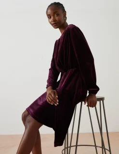 Women FatFace Dresses|Annie Velvet Dress