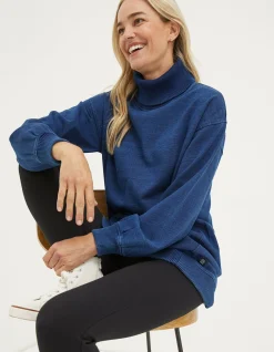 Women FatFace Sweatshirts & Hoodies|Arabella Roll Neck Tunic