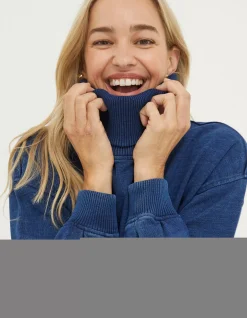Women FatFace Sweatshirts & Hoodies|Arabella Roll Neck Tunic