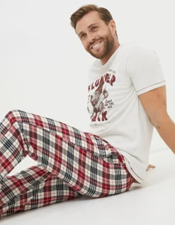 Men FatFace View All|Argyll Checked Pyjama Bottoms