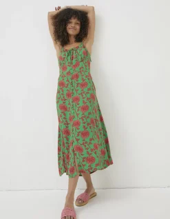 Women FatFace Dresses|Ariel Bali Blooms Midi Dress