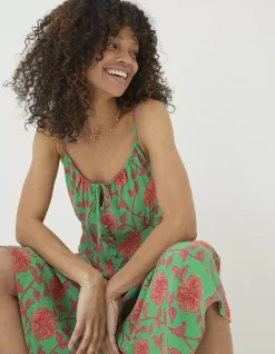Women FatFace Dresses|Ariel Bali Blooms Midi Dress