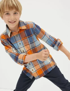 Boys FatFace View All|Arlo Check Shirt
