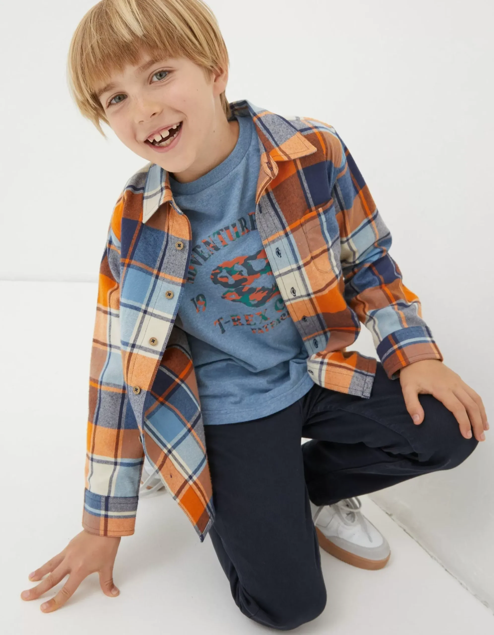 Boys FatFace View All|Arlo Check Shirt