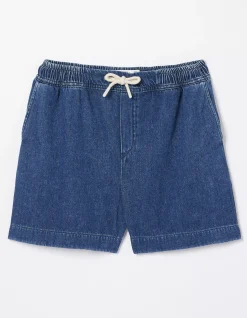 Women FatFace Shorts|Ashby Pull On Denim Short