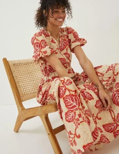 Women FatFace Dresses|Aubrey Vine Floral Maxi Dress