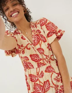 Women FatFace Dresses|Aubrey Vine Floral Maxi Dress