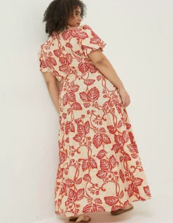 Women FatFace Dresses|Aubrey Vine Floral Maxi Dress