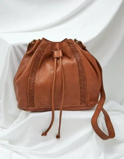 Women FatFace View All|Awna Leather Bucket Bag
