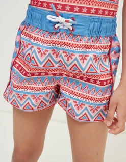Girls FatFace View All|Aztec Swim Shorts
