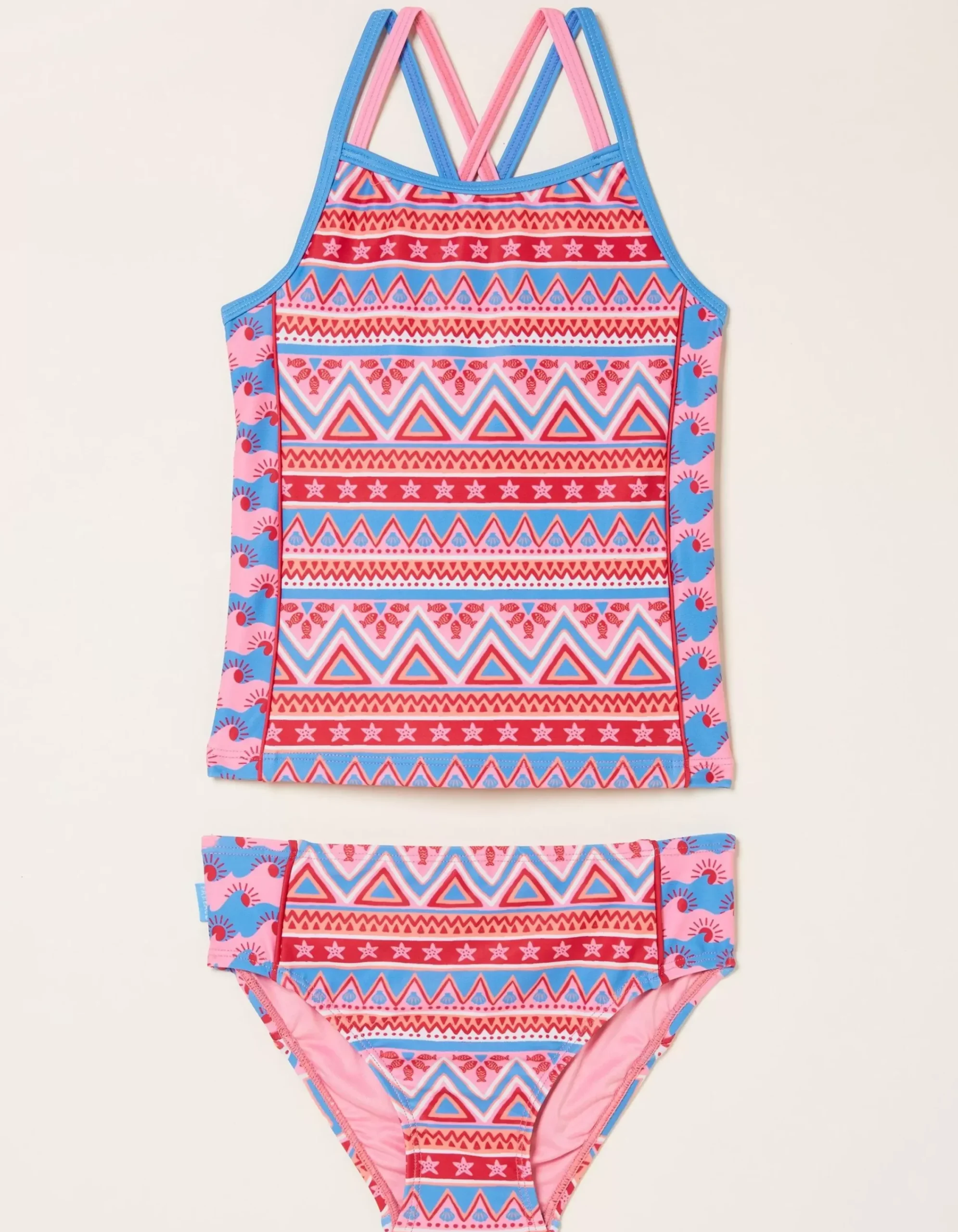Girls FatFace View All|Aztec Tankini