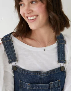 Women FatFace Jumpsuits & Playsuits|Banbury Straight Leg Denim Dungarees